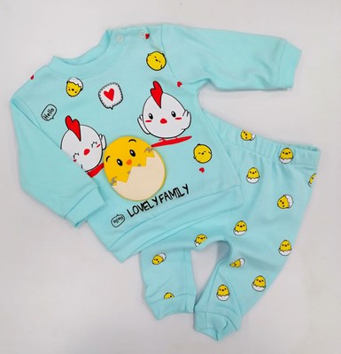 CİVCİV  AKSESUARLI BEBEK TAKIM 9,12,18 AY